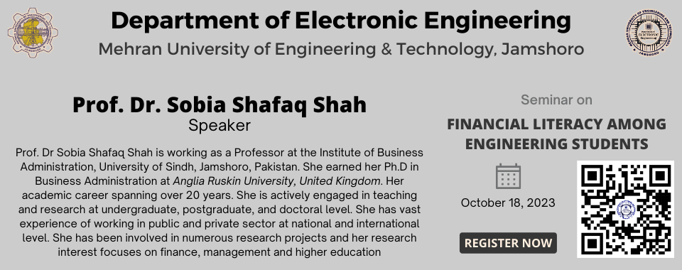 Seminar on Financial Literacy Among Engineering Students (Speaker Profile)