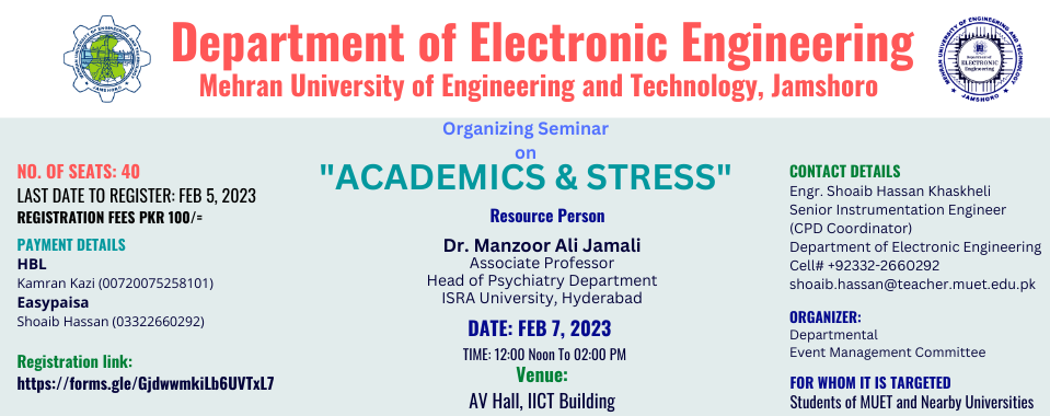 Seminar on Academics and Stress